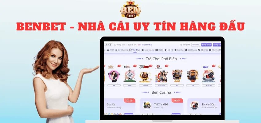 Benbet nhà cái uy tín, đảm bảo an toàn tài khoản hội viên