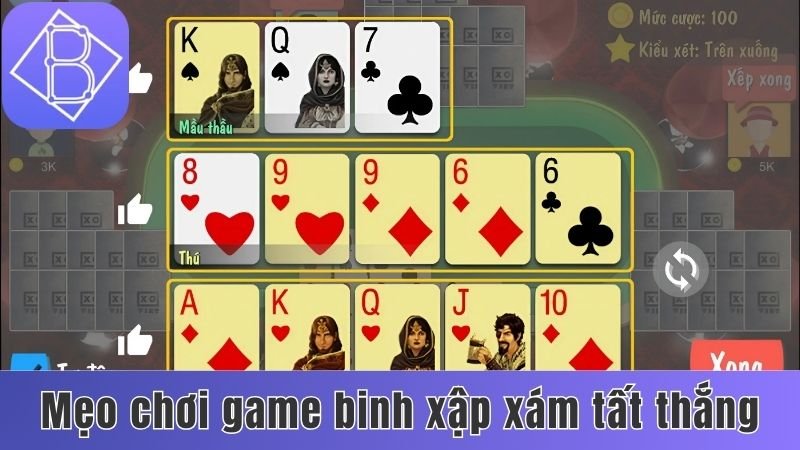 Một vài mẹo chơi game binh xập xám tất thắng